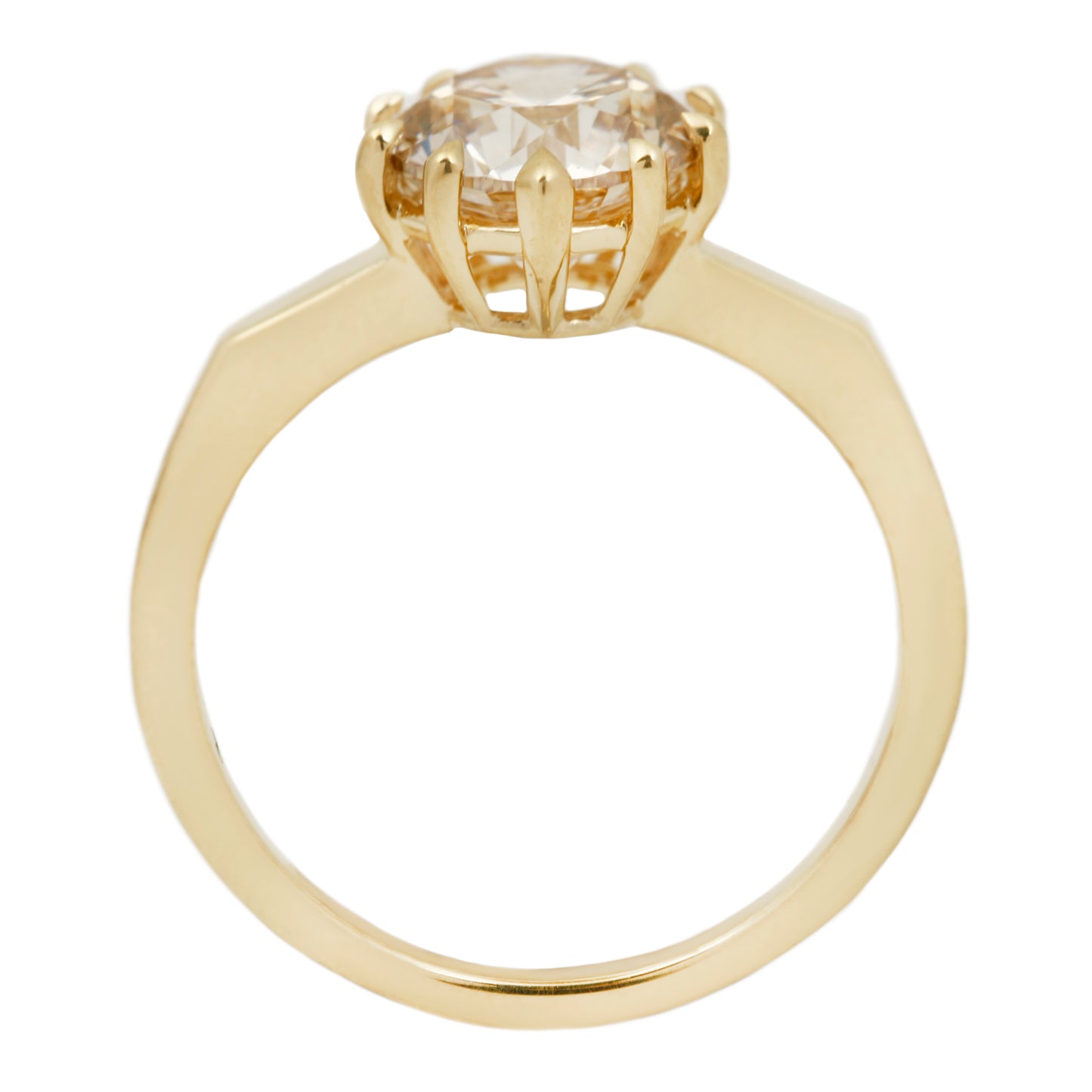 Hall of Mirrors Solitaire Ring