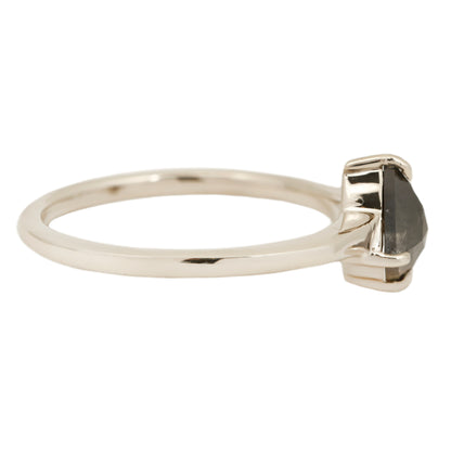 Midnight Flight Solitaire Ring