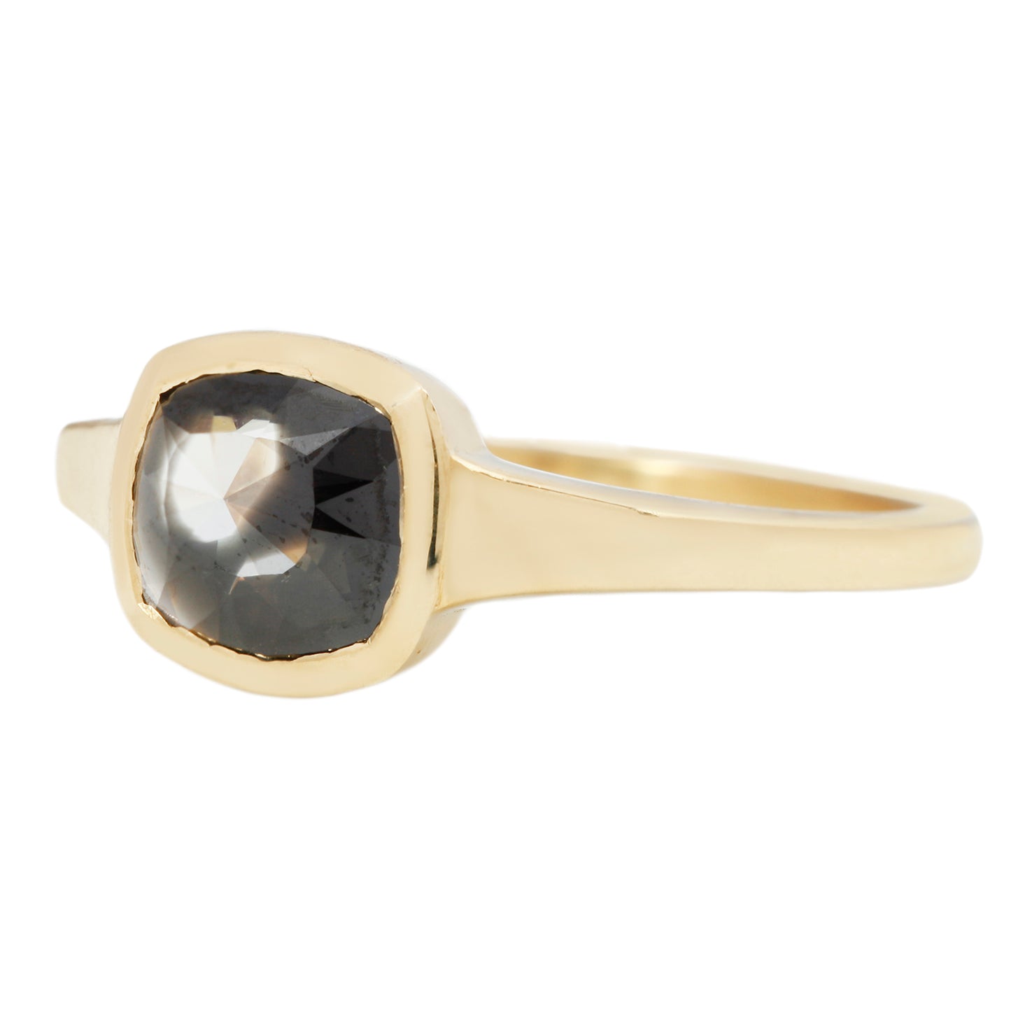 Salt & Pepper Meteor Ring