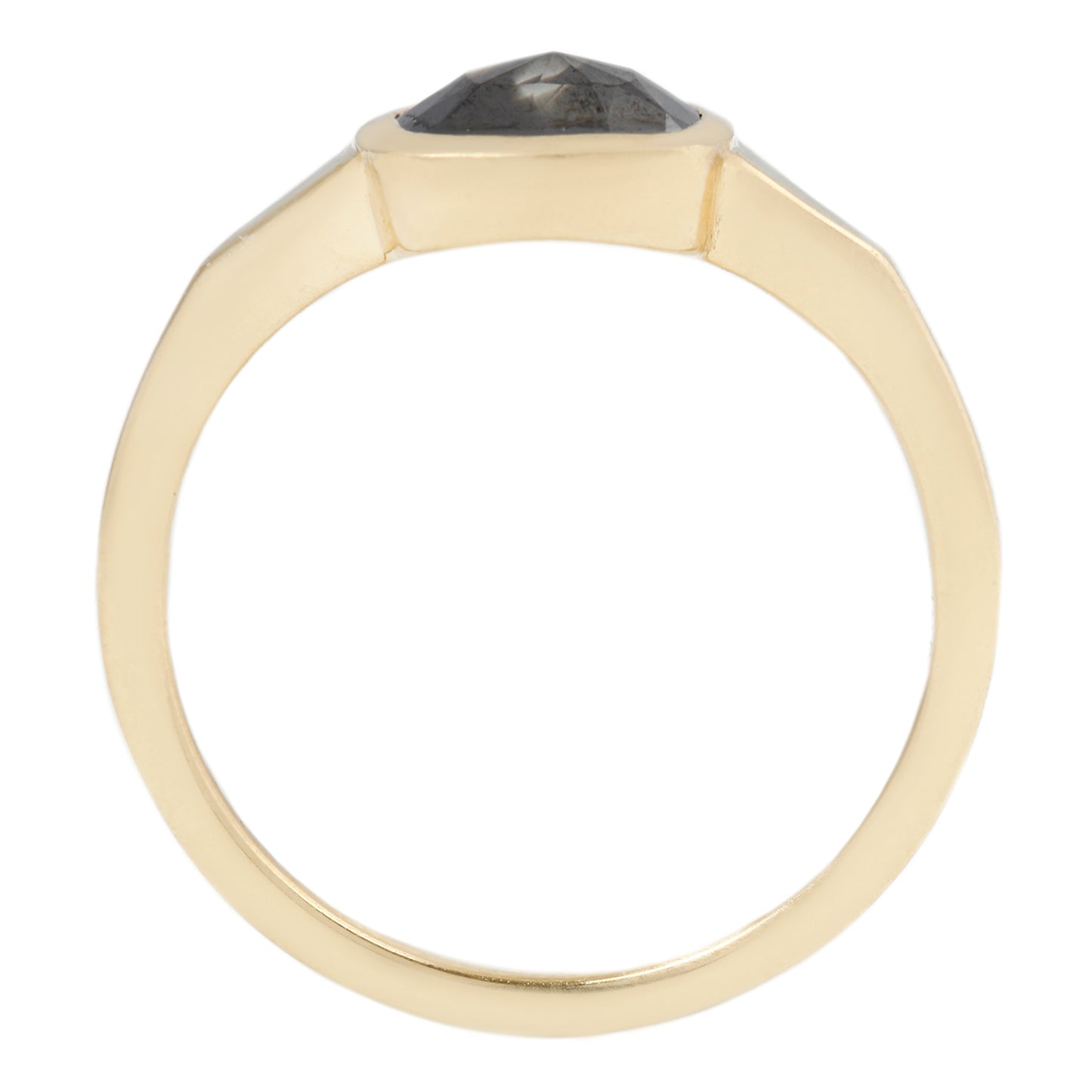 Salt & Pepper Meteor Ring