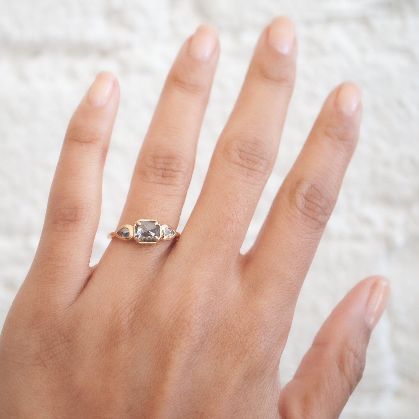 Three Comets Diamond Ring