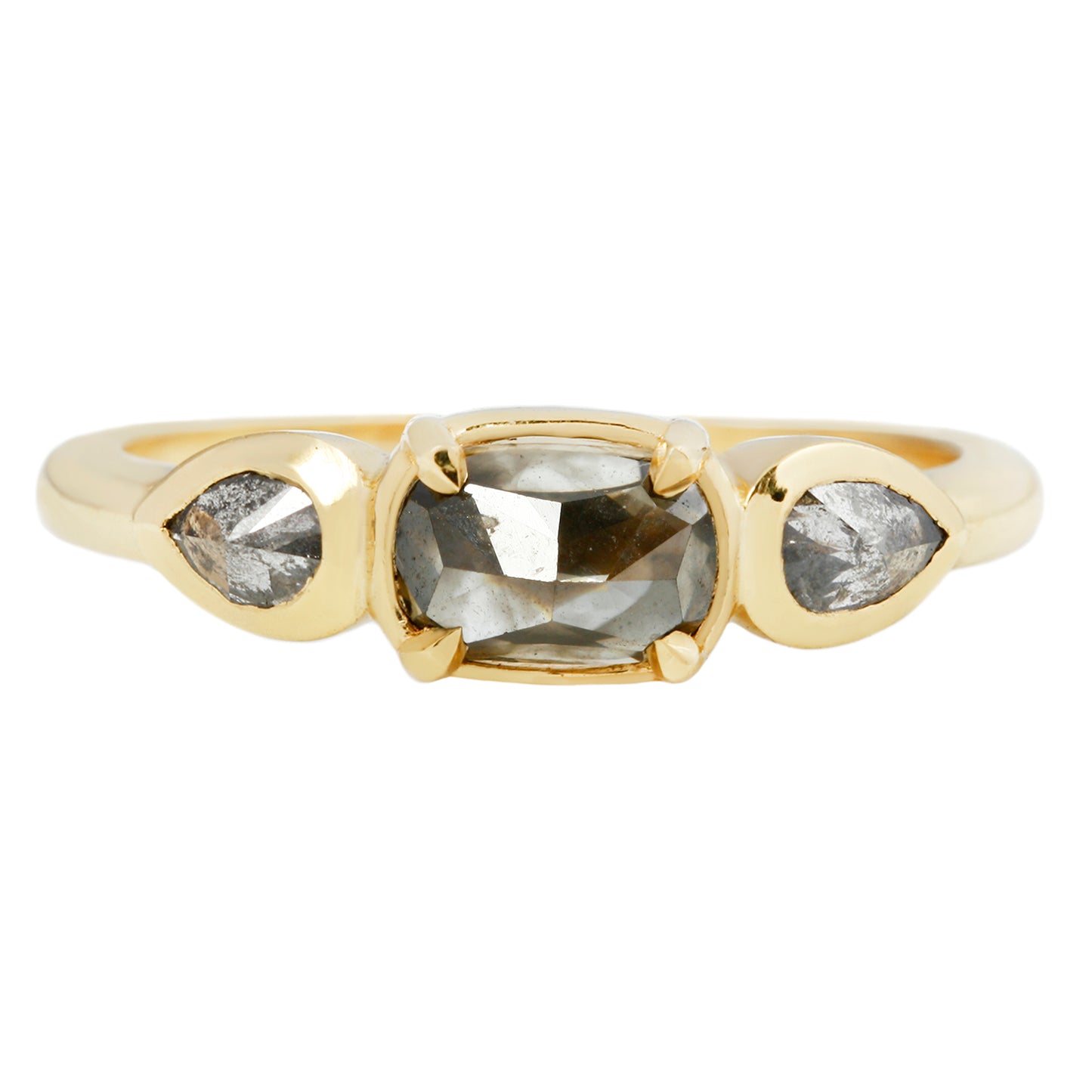 Three Moons Diamond Ring