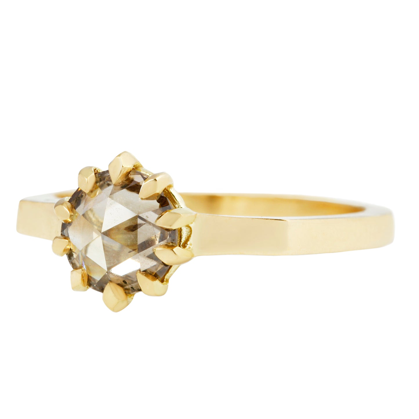 Golden Eye Diamond Ring