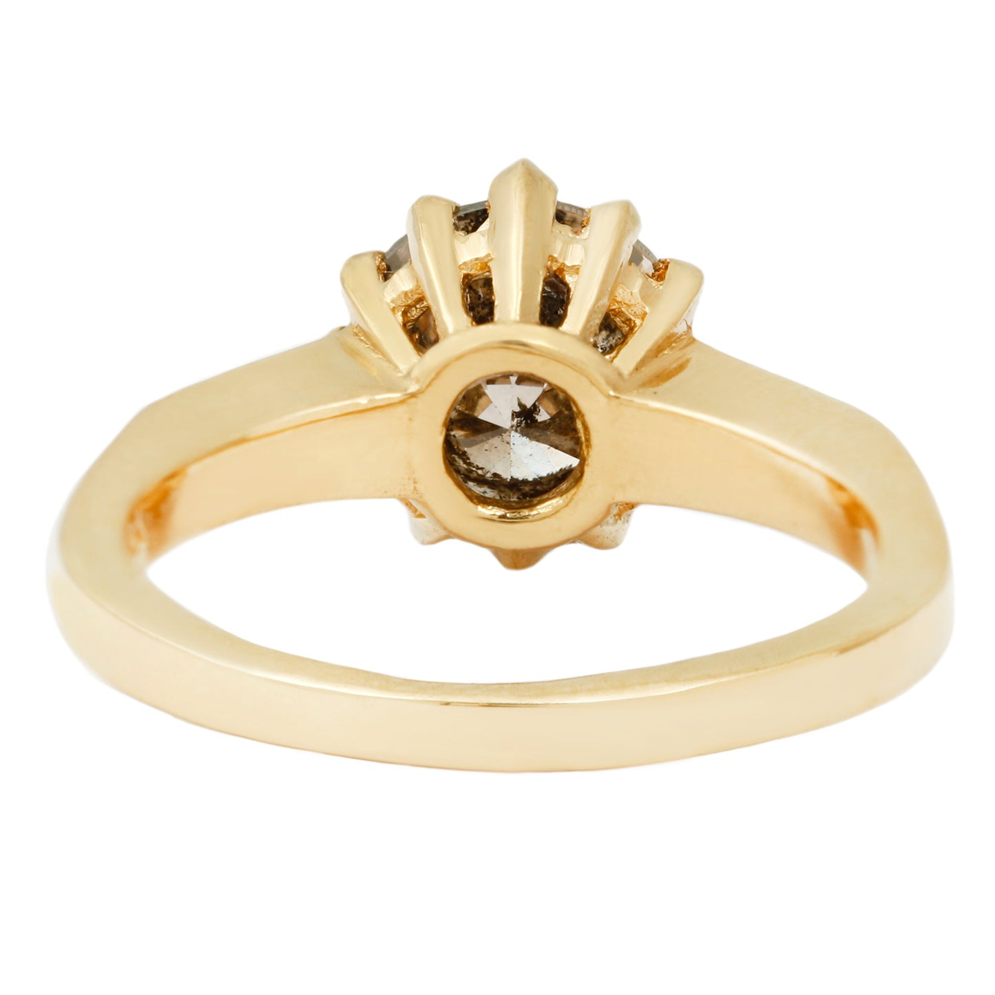 Golden Noir Diamond Ring