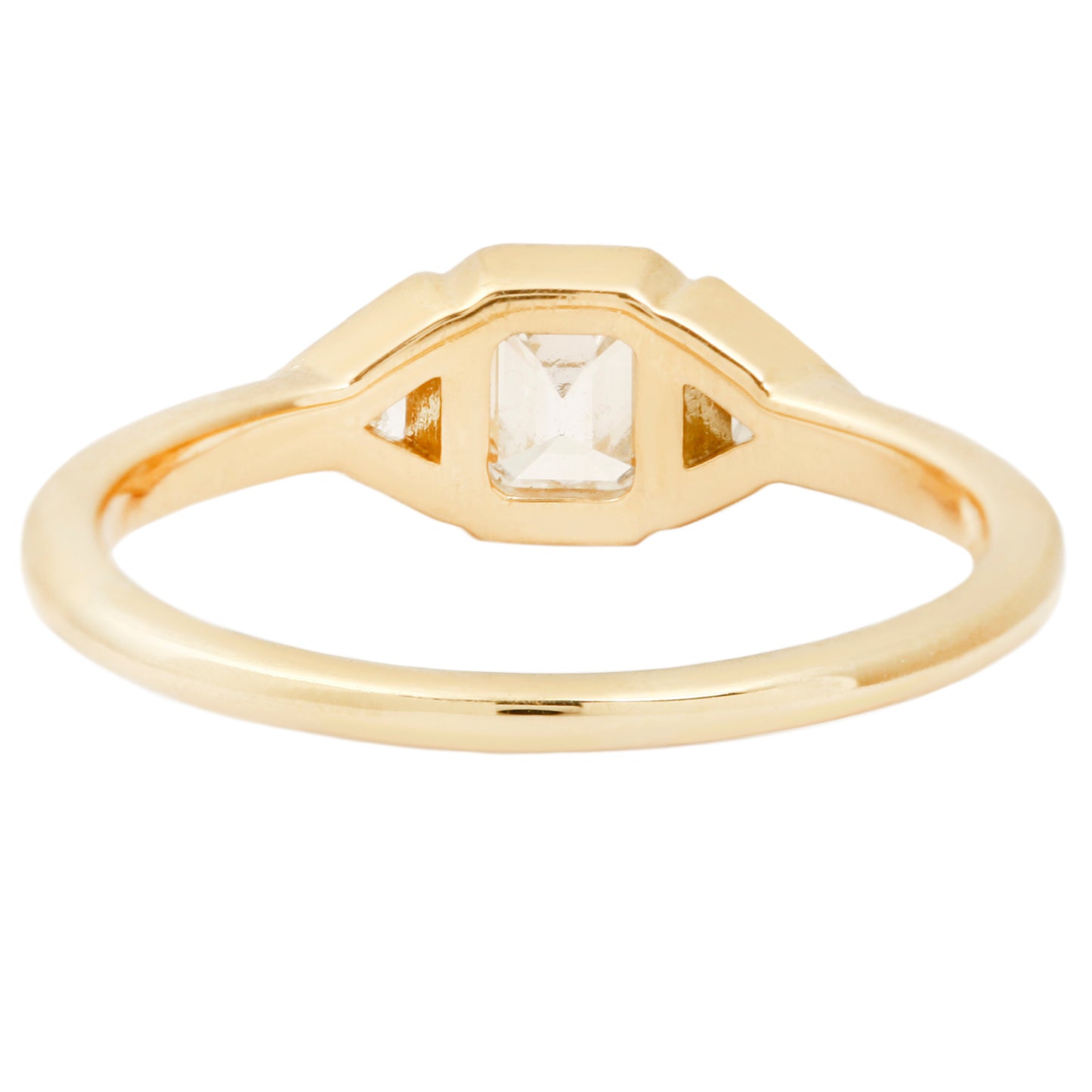 Radiant Diamond Step Cut Ring