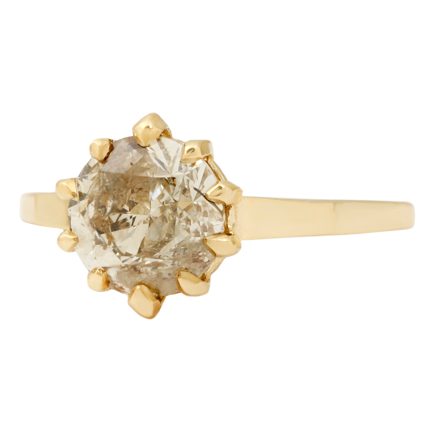 Speckled Sky Solitaire Ring