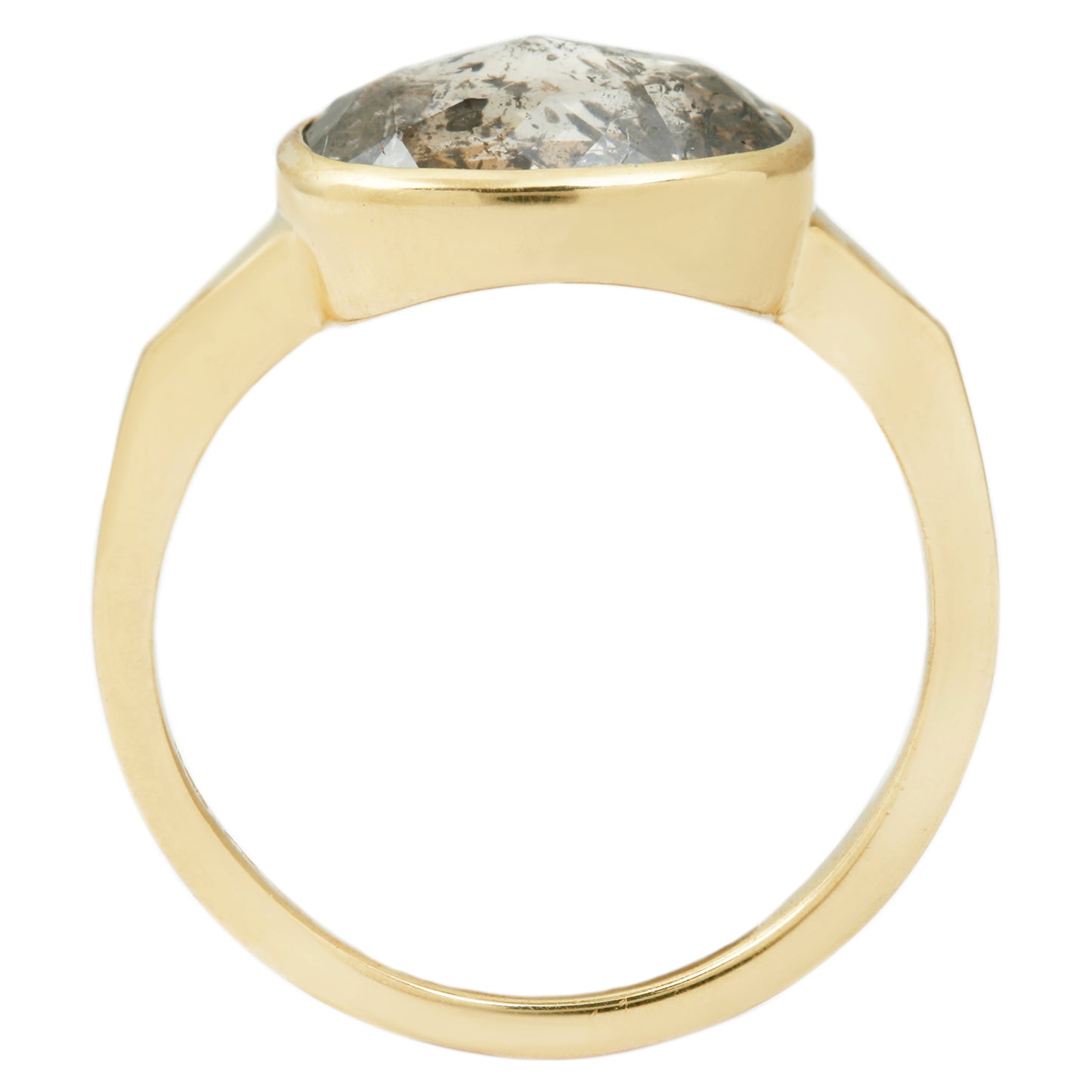 Salt & Pepper Ellipse Ring