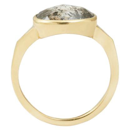 Salt & Pepper Ellipse Ring