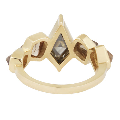 Rustic Kite Diamond Ring