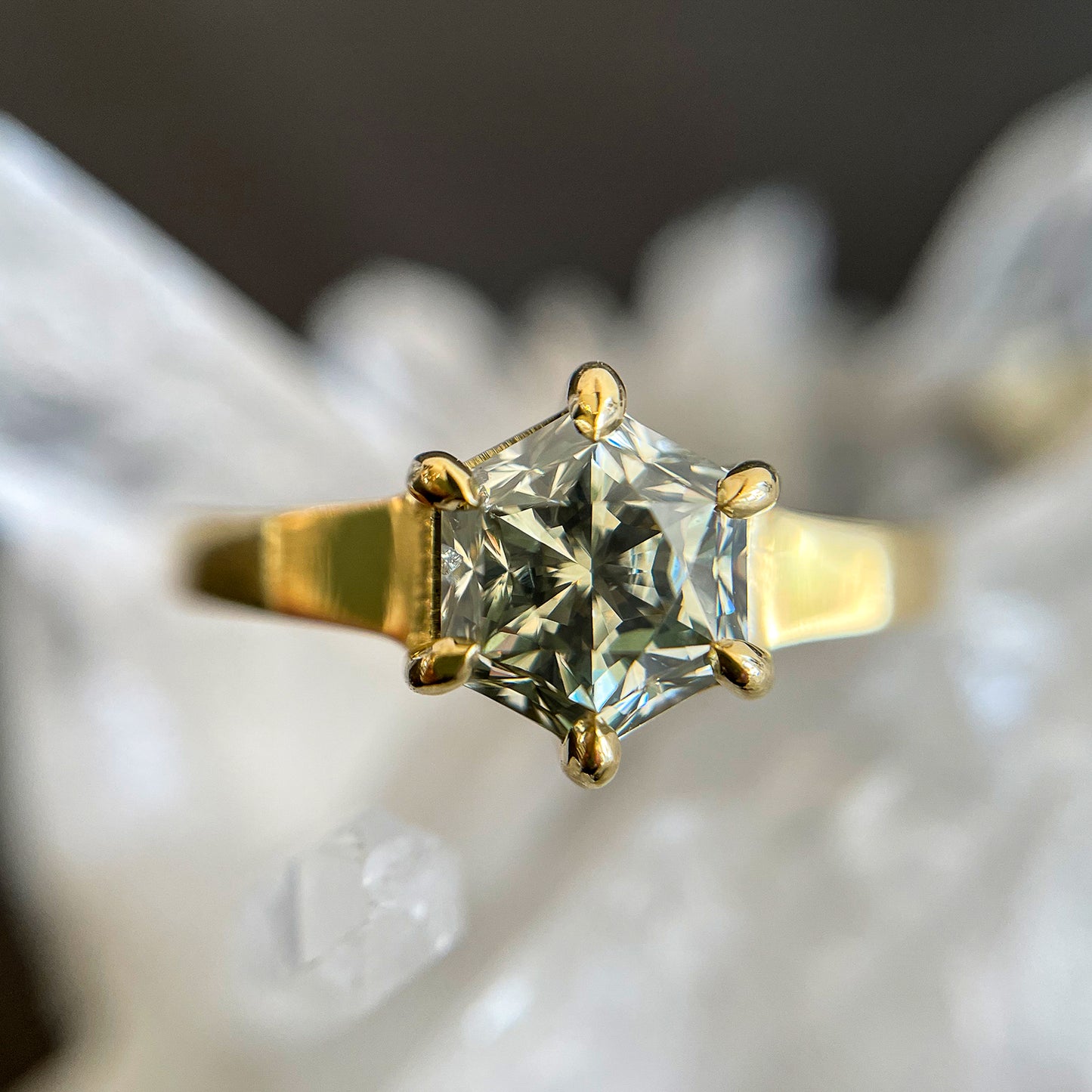 Desert Star Hexagon Ring