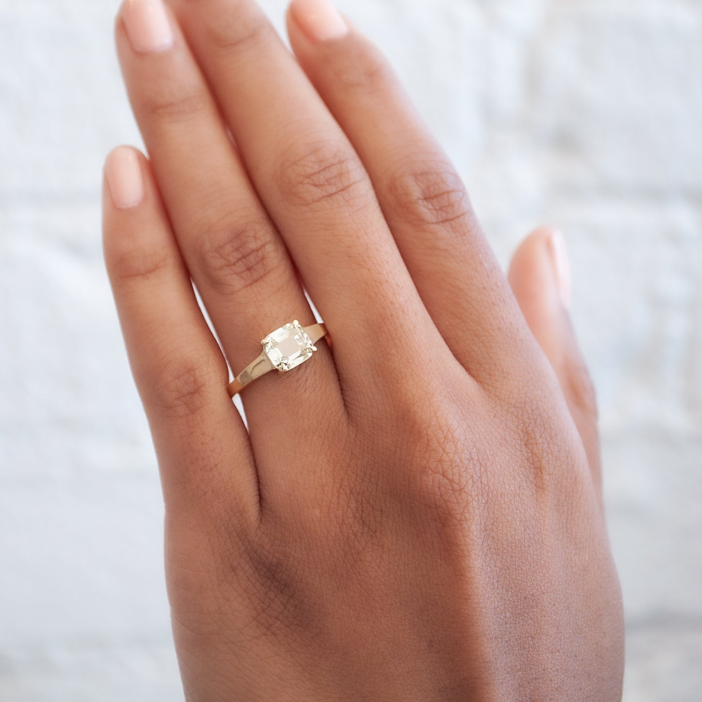 Gilded Diamond Mirage Ring