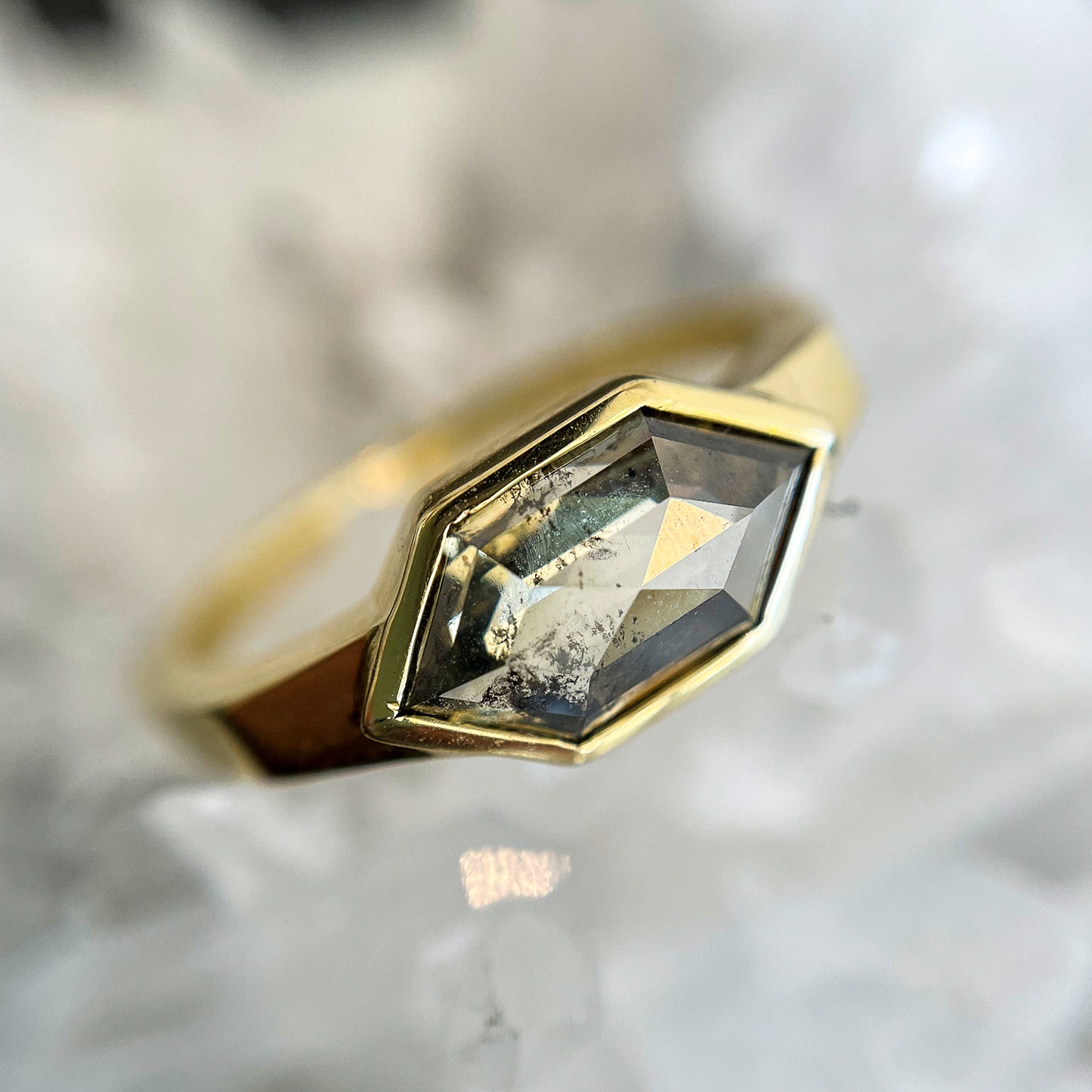 Gray Terra Diamond Ring