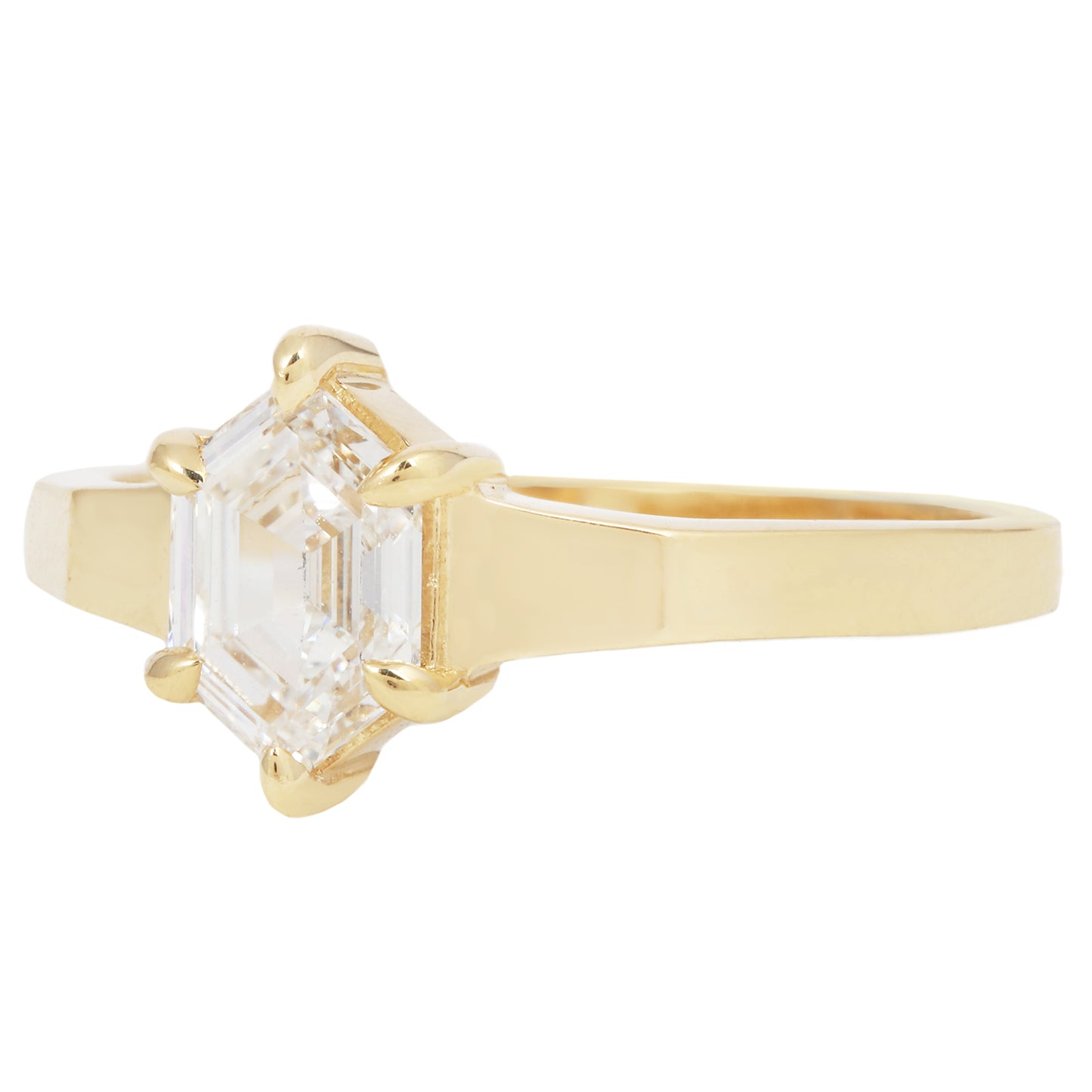 Bright Light Hexagon Ring
