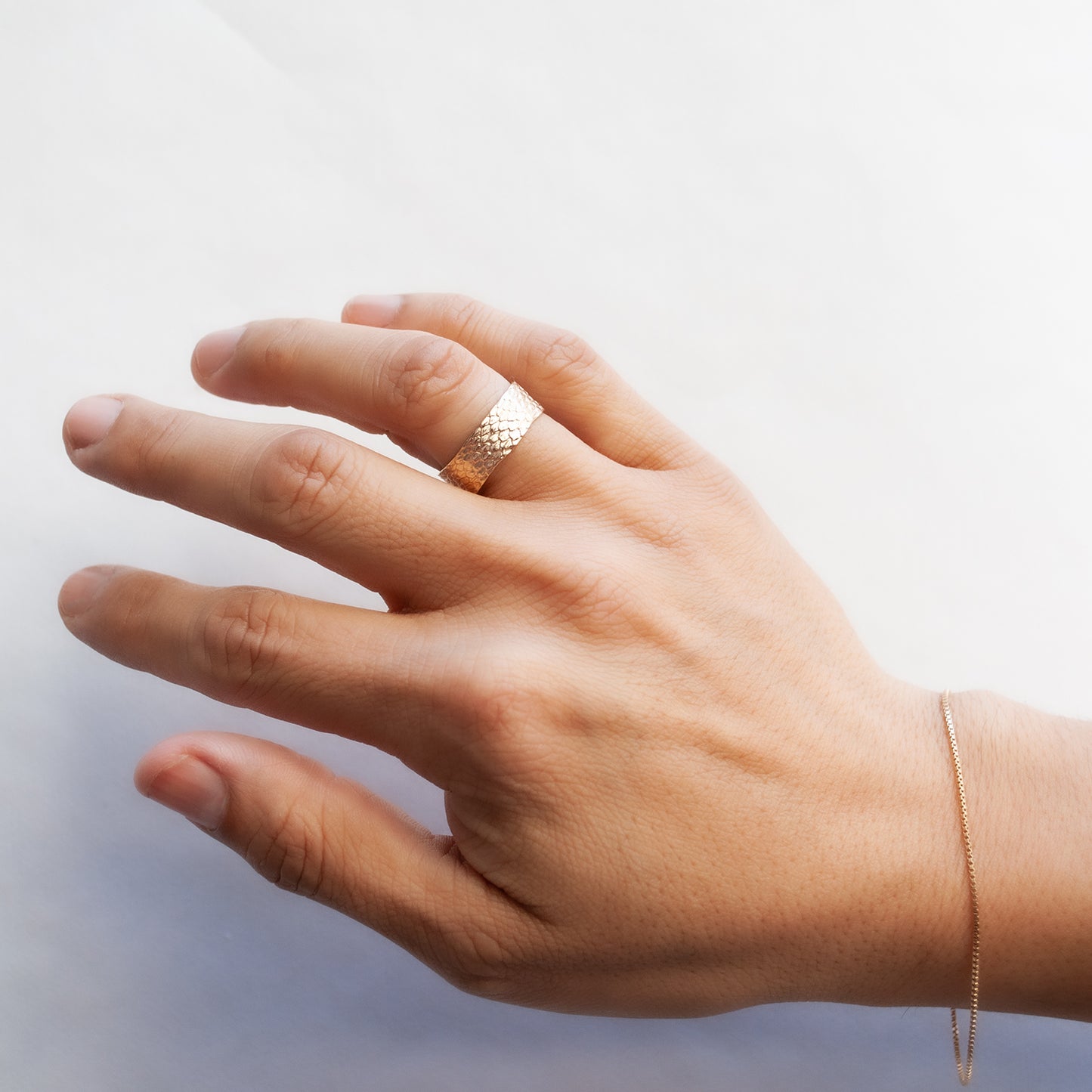 Gold Double Snakeskin Band