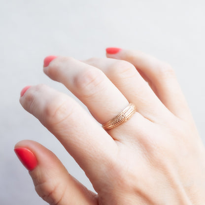 Gold Seashell Ring