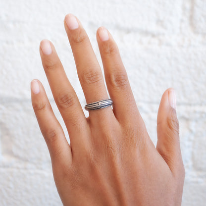 Silver Seashell Ring