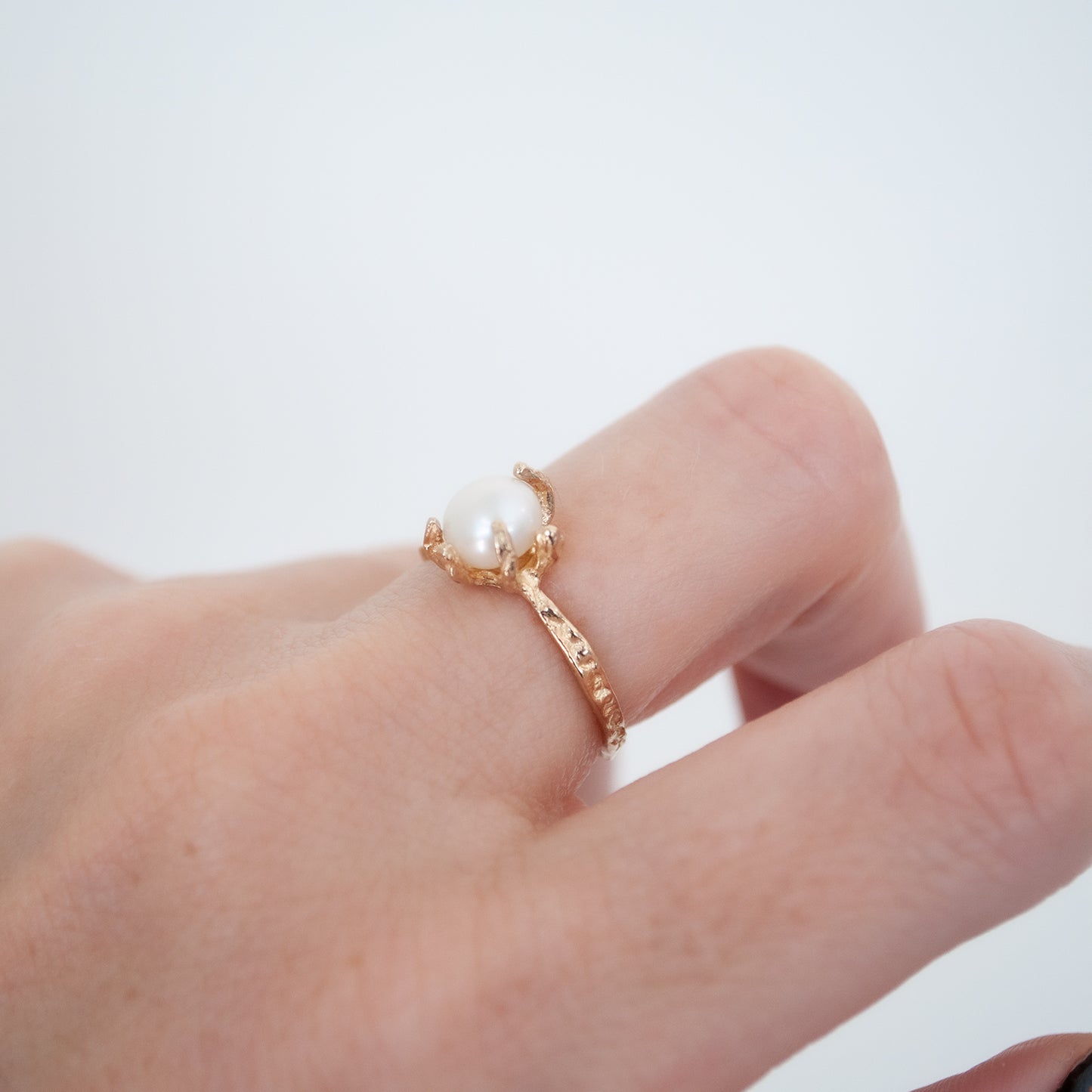 White Pearl Ring