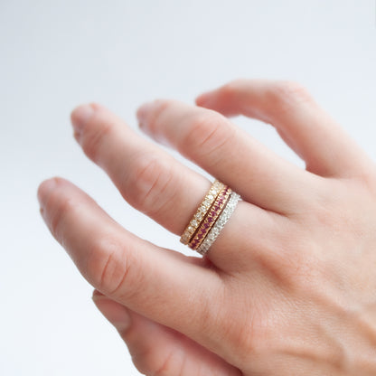 White Diamond Eternity Band