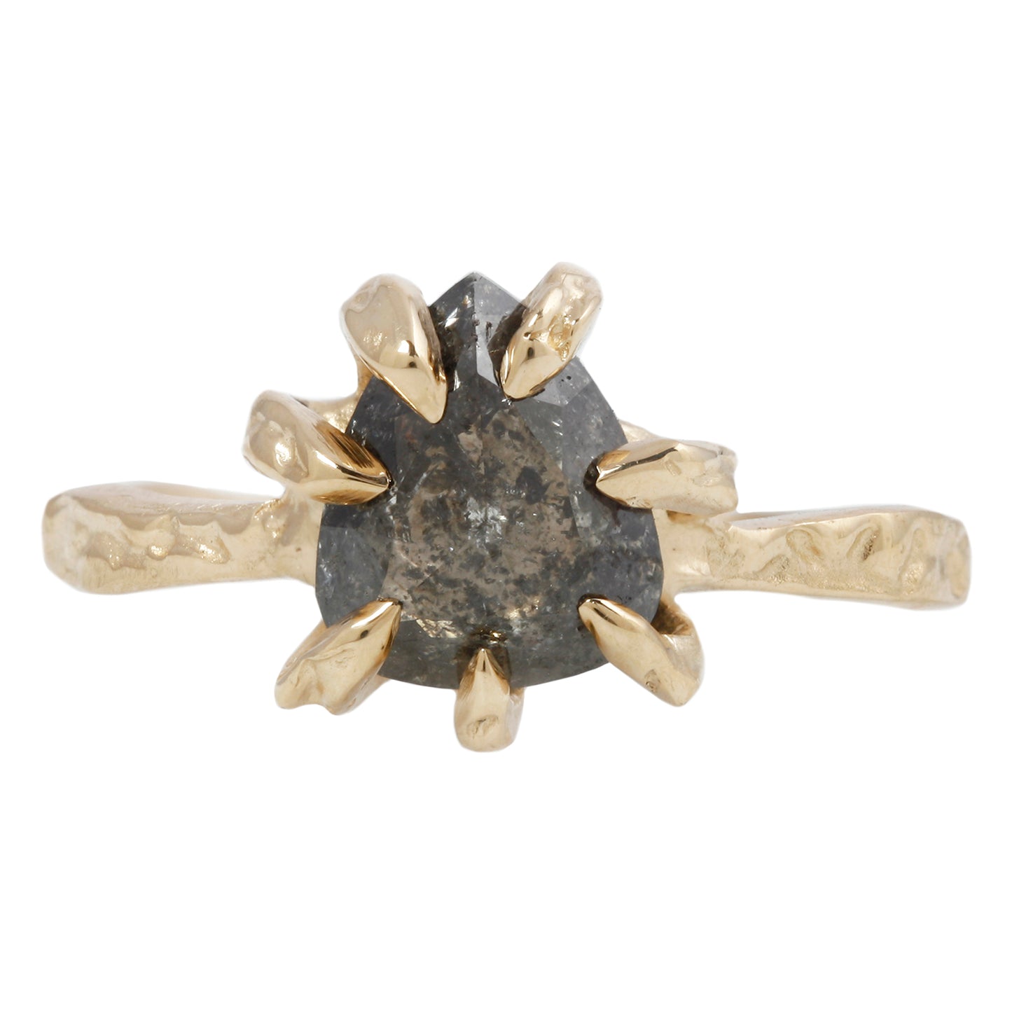 Smoky Pear Stingray Claw Solitaire