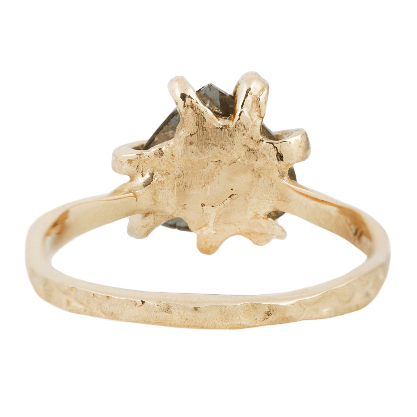 Hill Top Stingray Claw Solitaire Ring