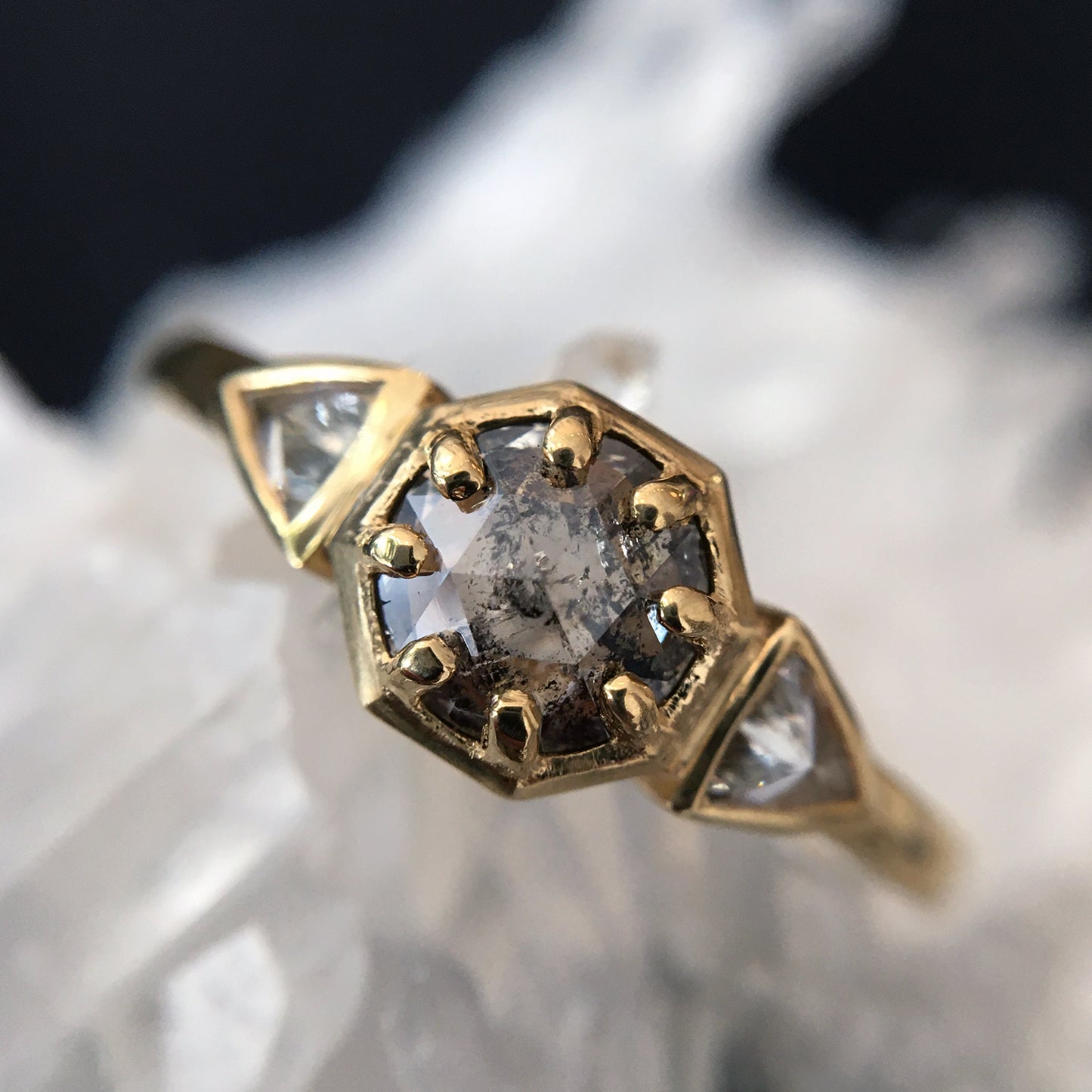 Cloudy Cleo Diamond Ring