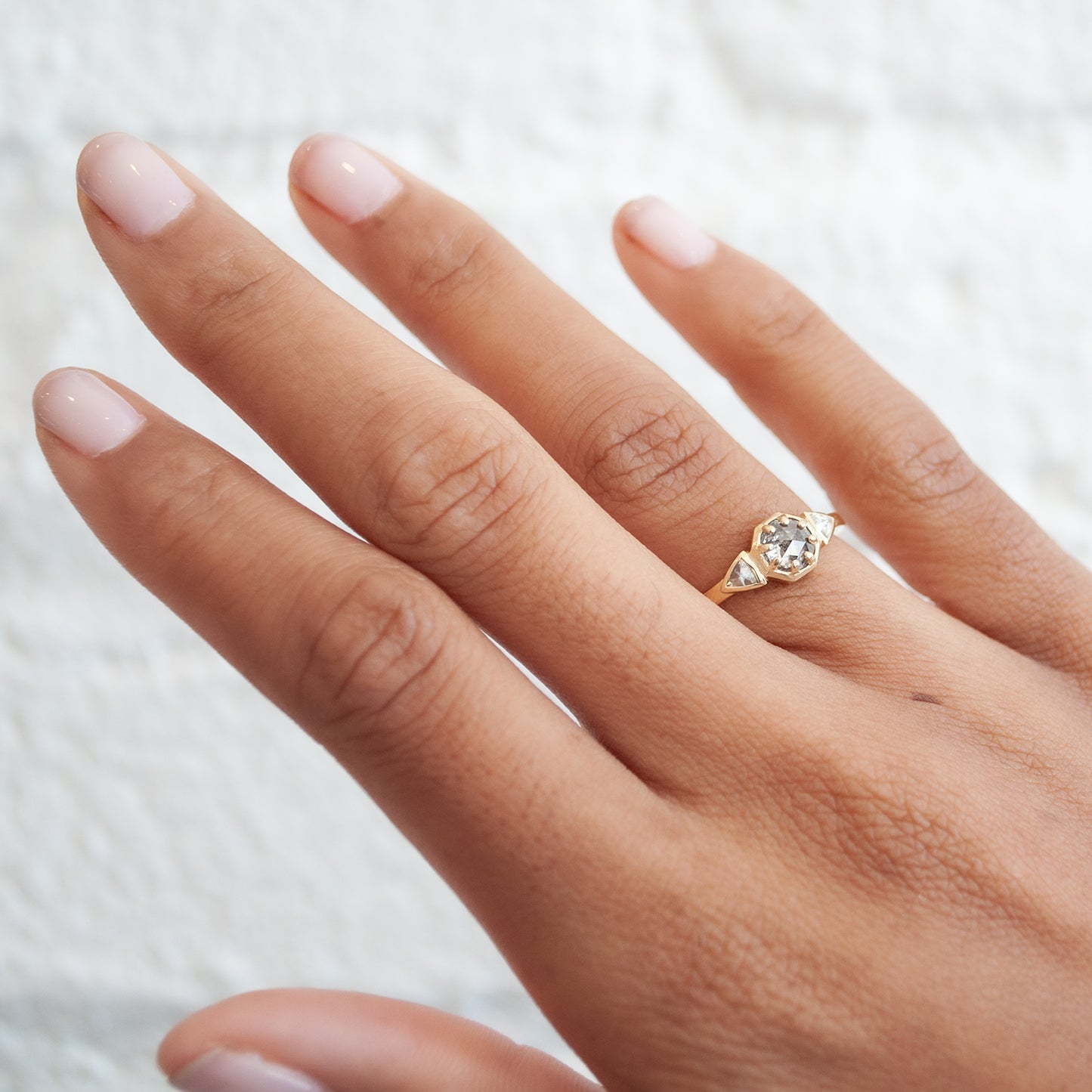 Cloudy Cleo Diamond Ring