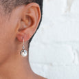 Silver Baroque Akoya Drop Earrings 2 