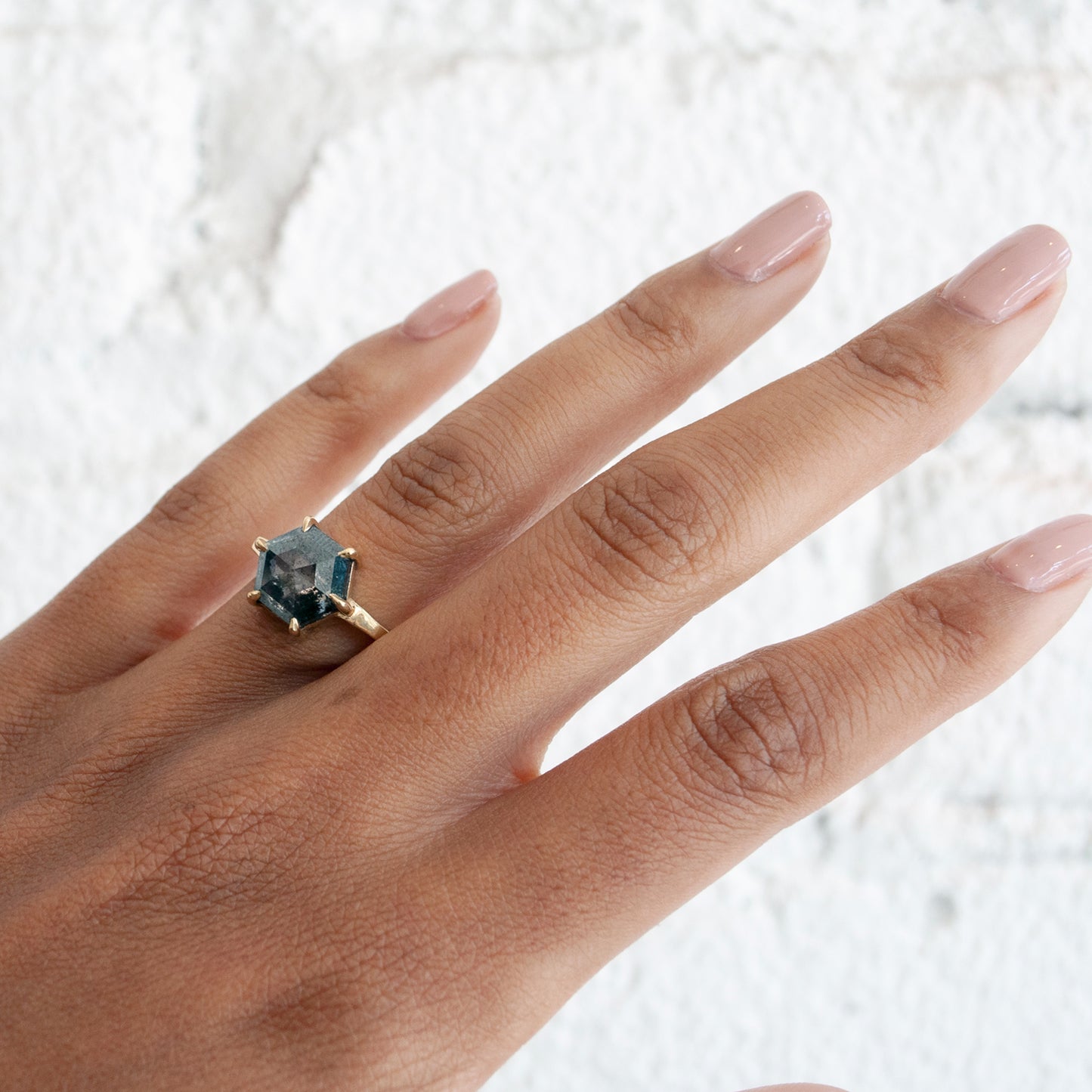 Salty Hexagon Ring