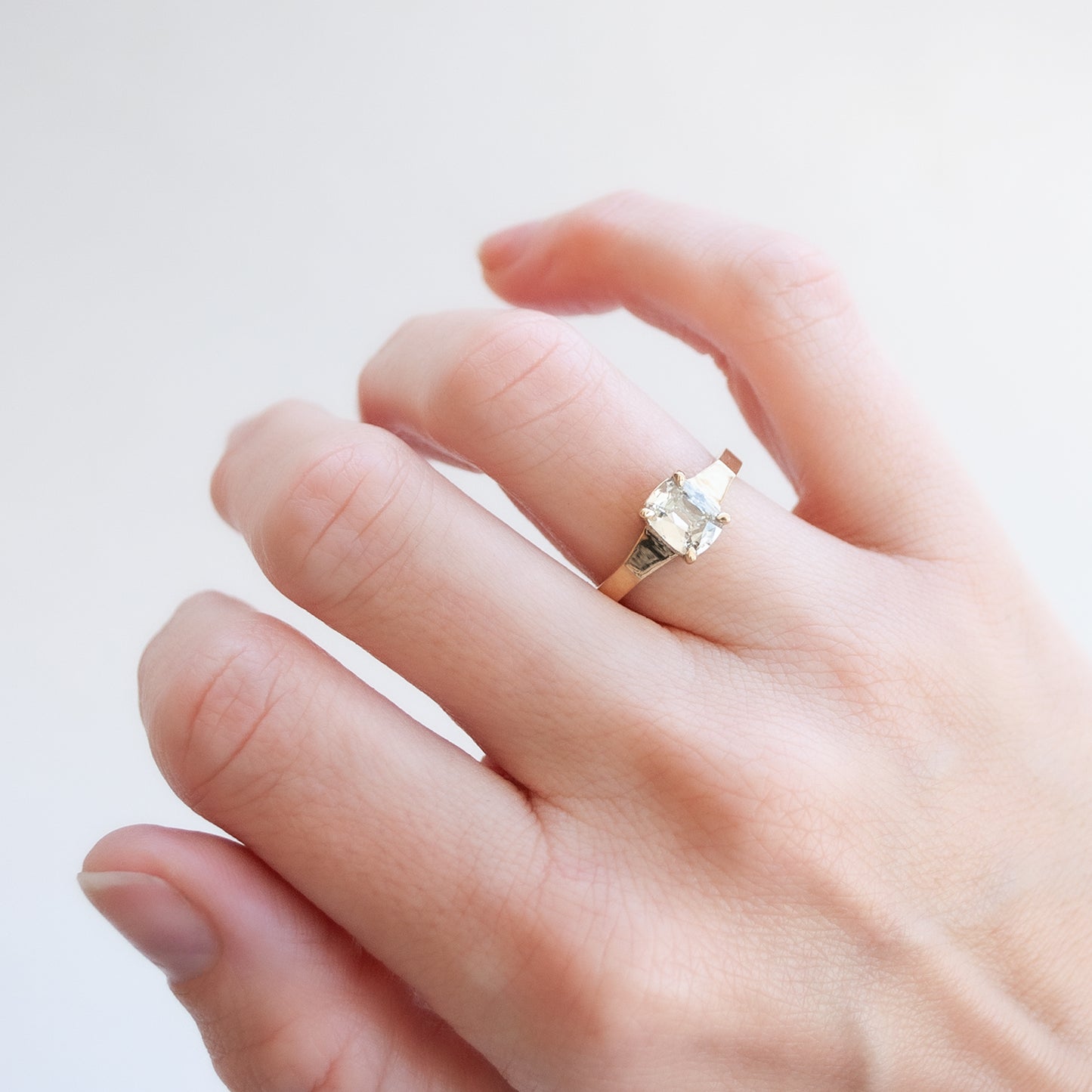 Modern Old Mine Cut Solitaire