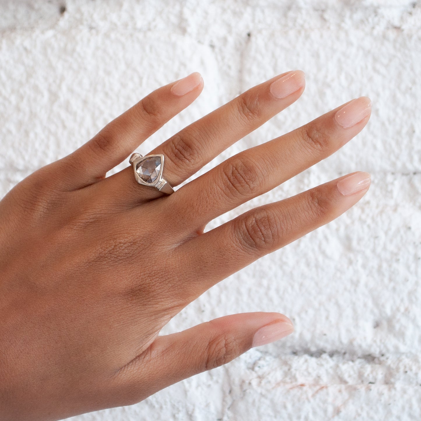 Rose Cut Lighthouse Ring