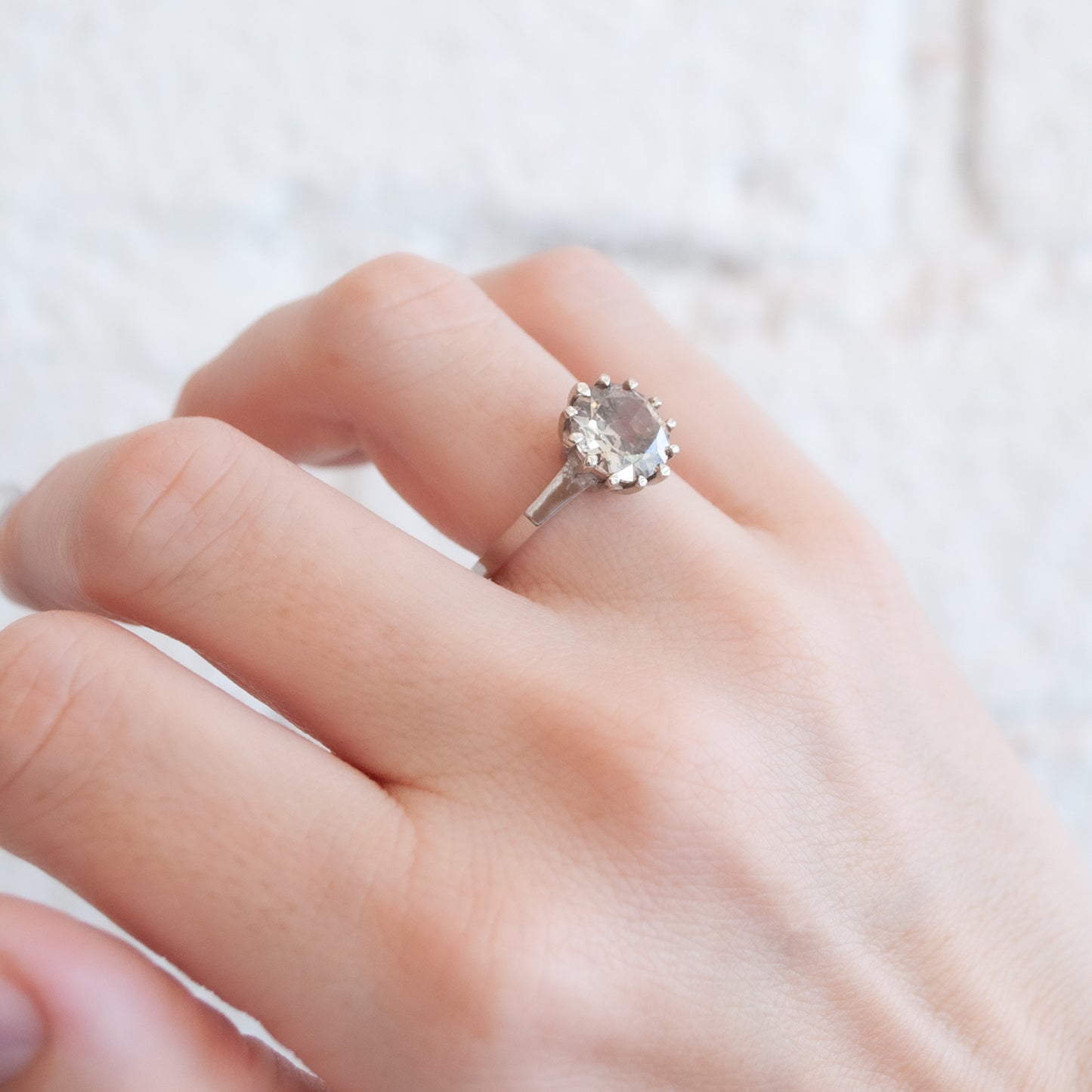 Argyle Solitaire Ring