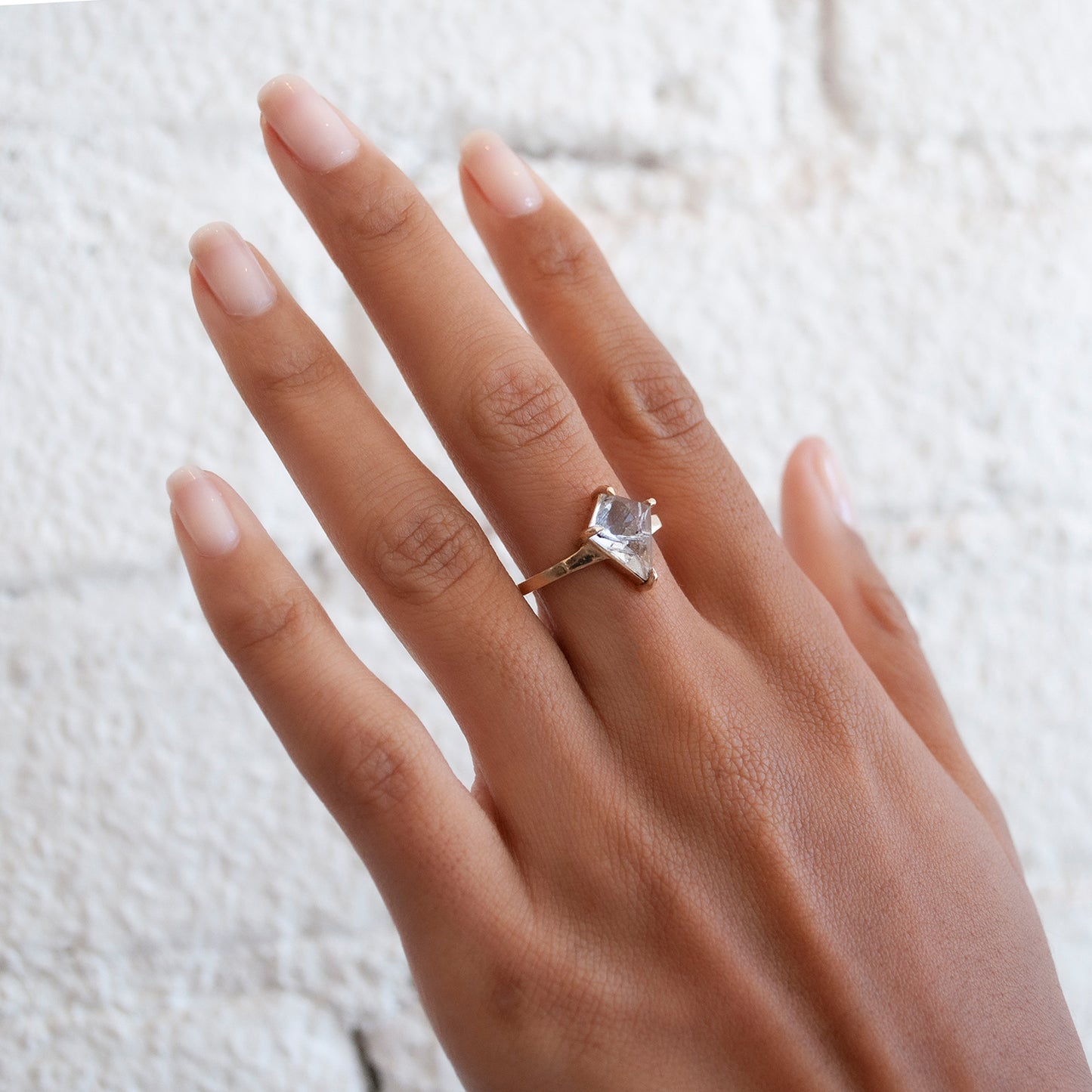 Large Quartz Kite Ring