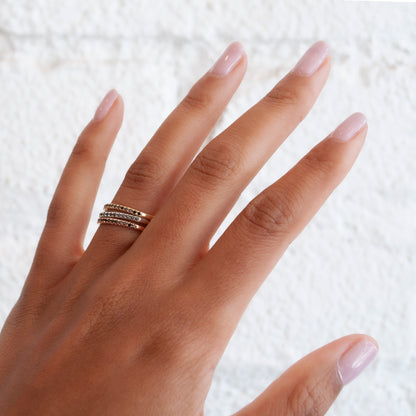 Black Diamond Half Eternity Band