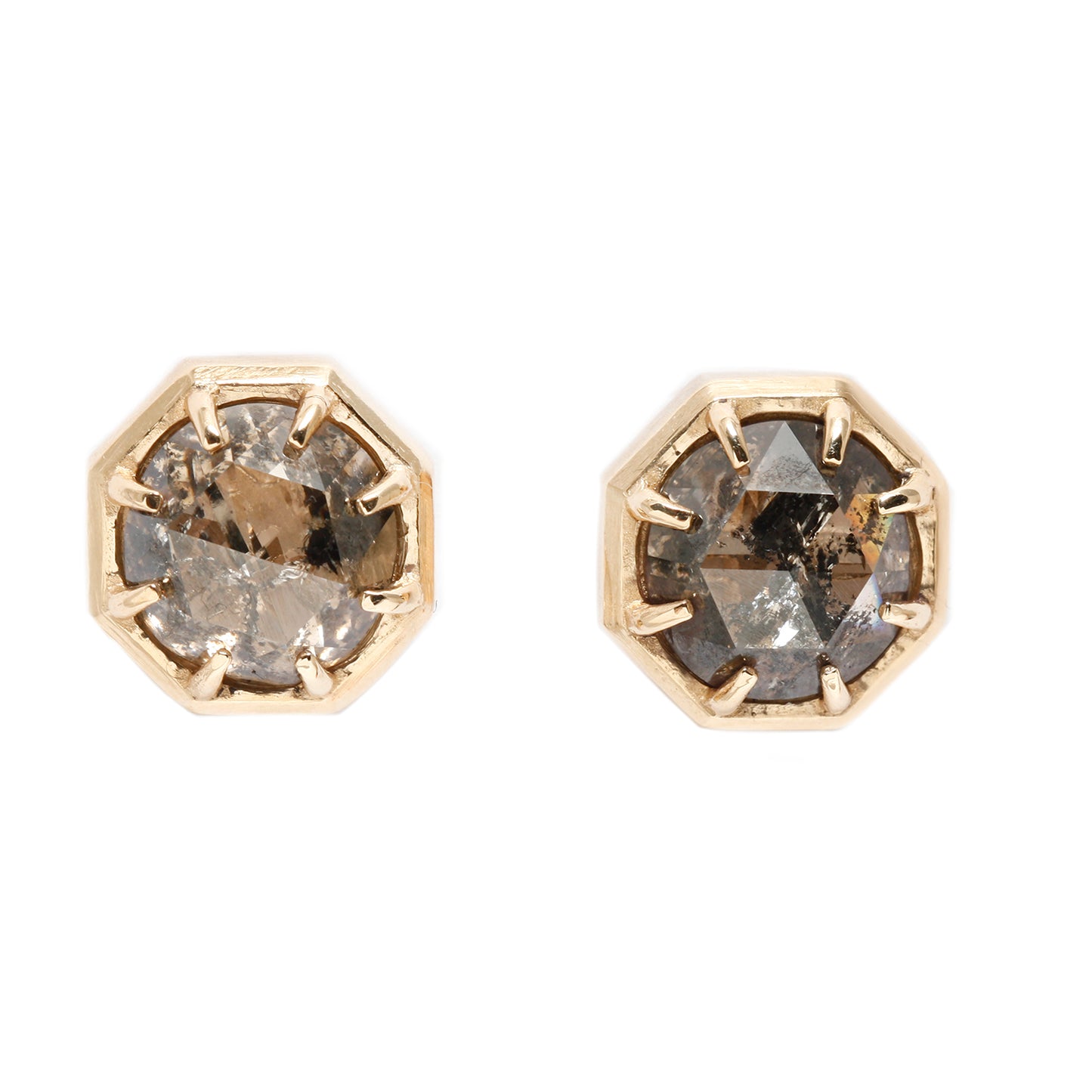 Lauren Wolf Jewelry Champagne Diamond Studs