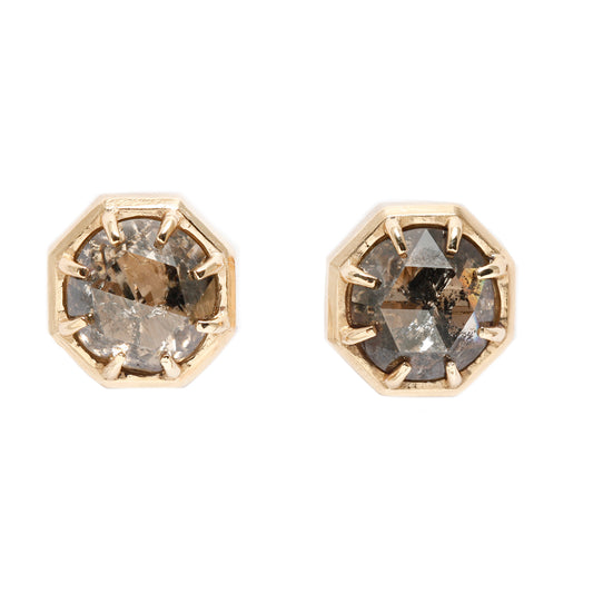 Lauren Wolf Jewelry Champagne Diamond Studs