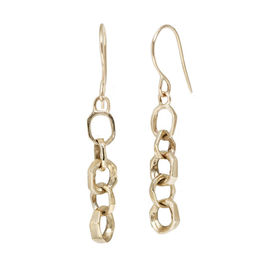 Lauren Wolf Gold Chain Link Drops