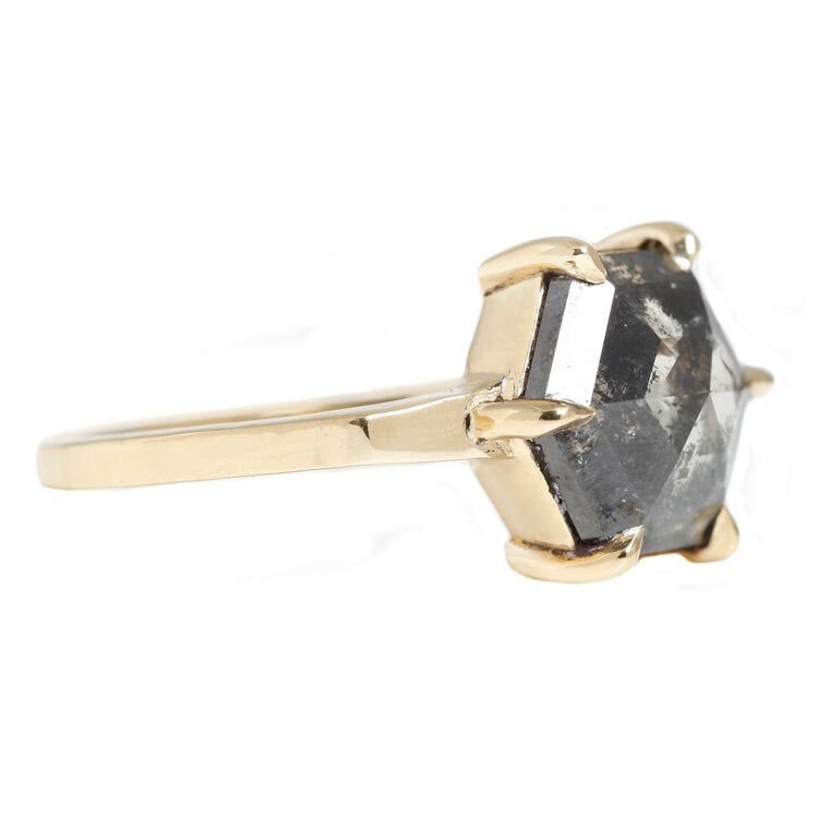 Salty Hexagon Ring
