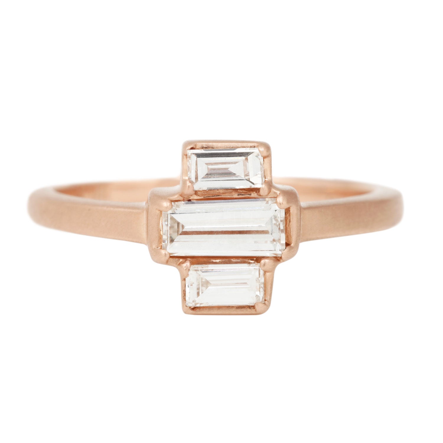 Rebecca Overmann Deco Diamond Stack Ring