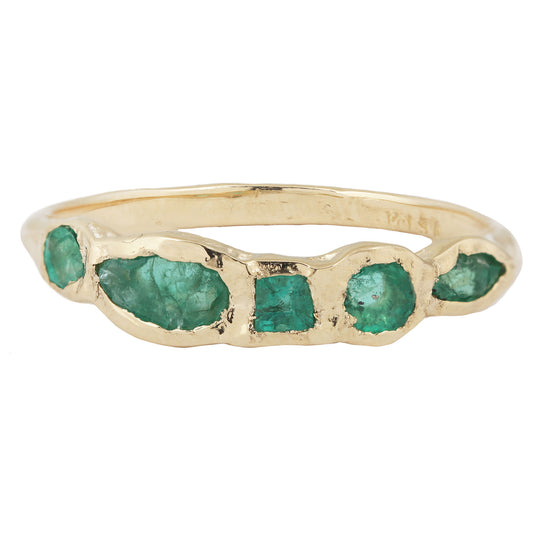 Journey Treasure Emerald Ring