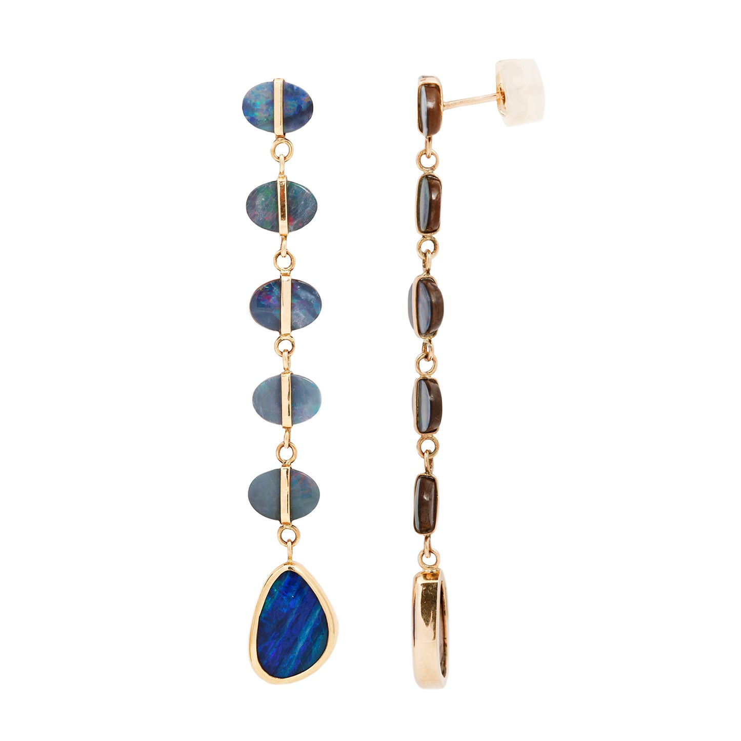 Six Opal Drop Earring