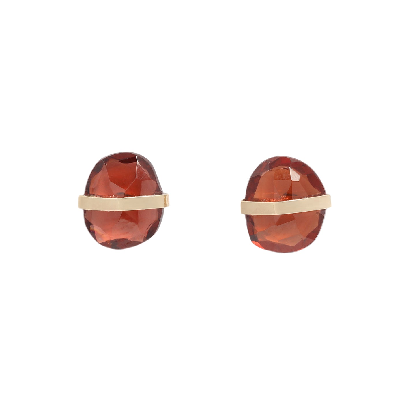 Garnet Wrap Studs