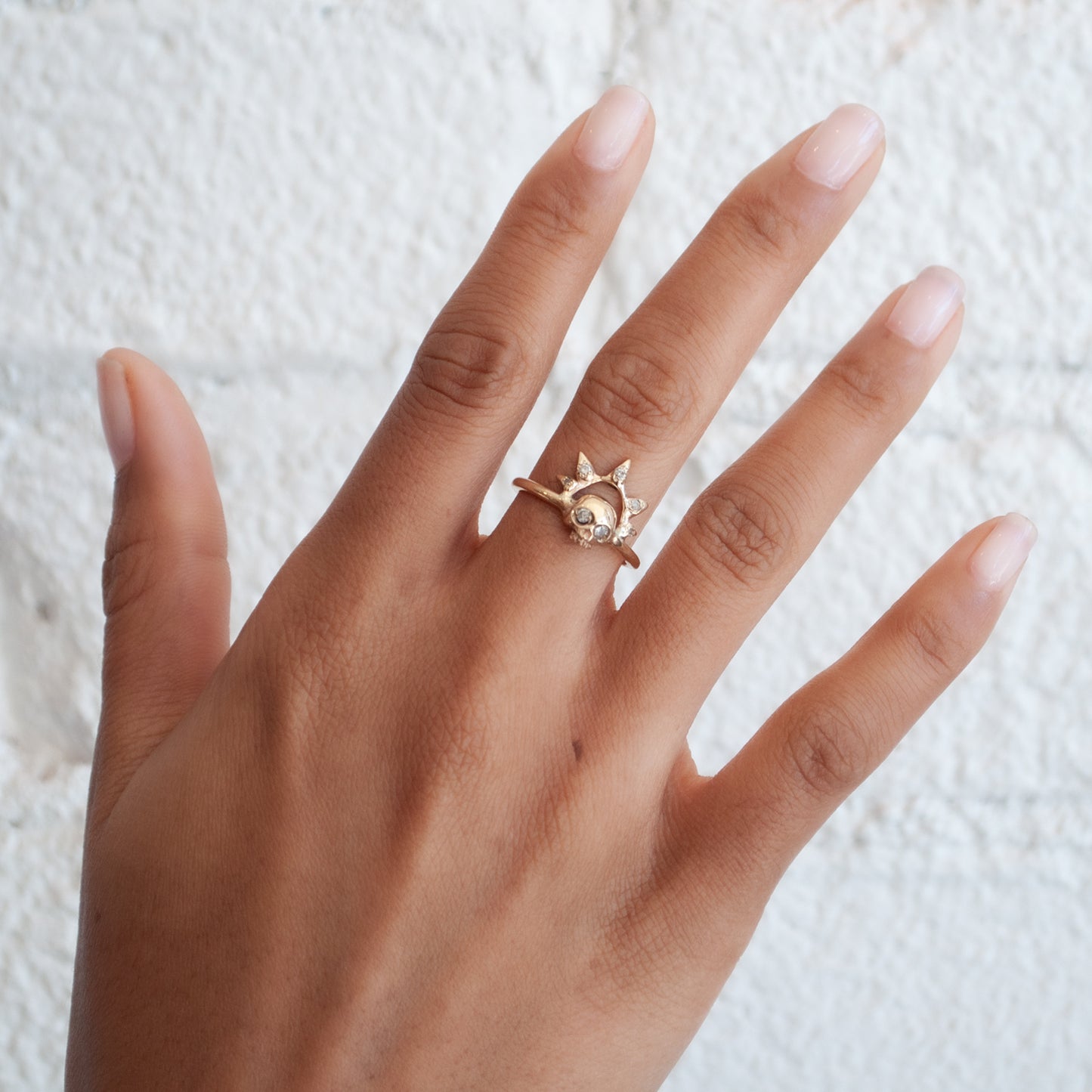 Skull Queen Diamond Ring