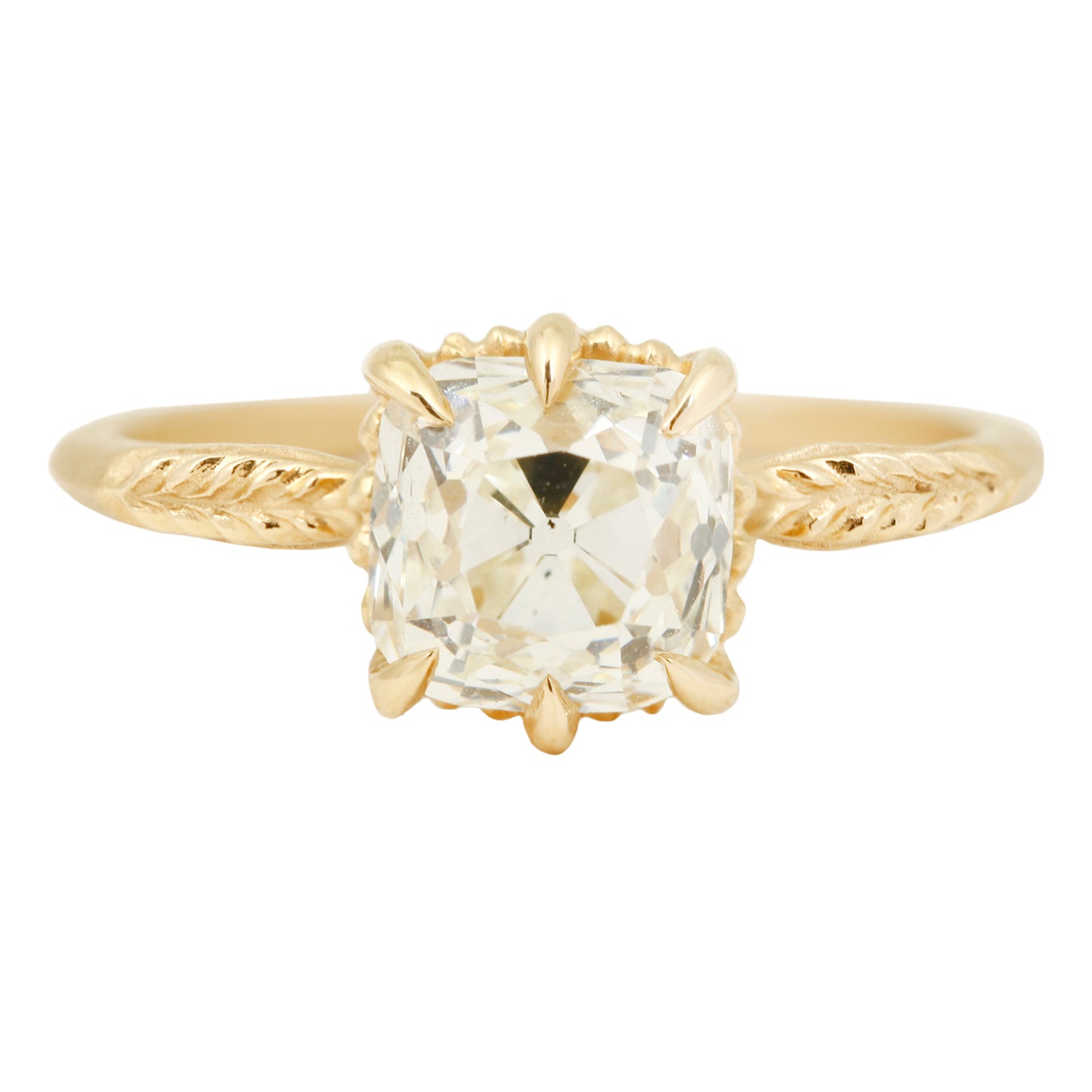 Antique Diamond Evergreen Solitaire