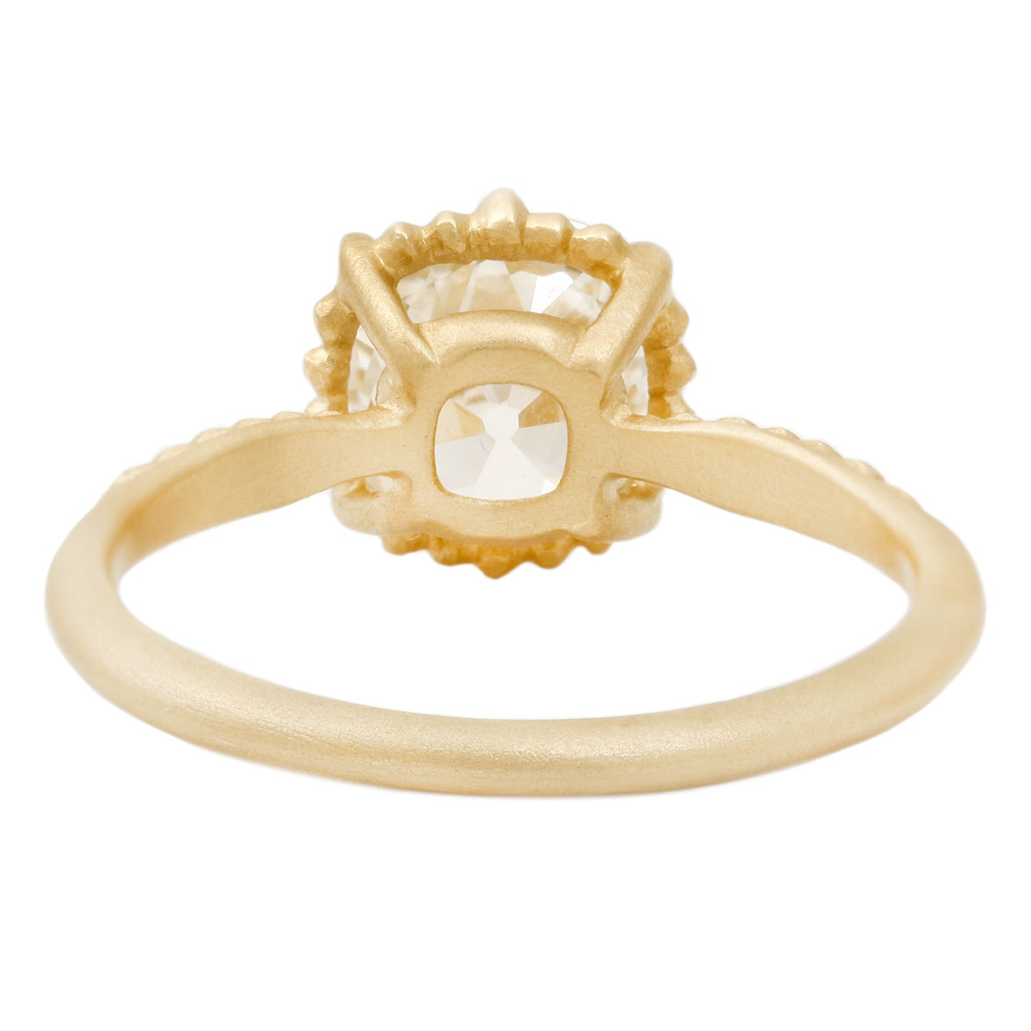 Radiant Antique Diamond Evergreen Solitaire