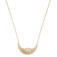Anthony Lent gold crescent moon necklace 1 