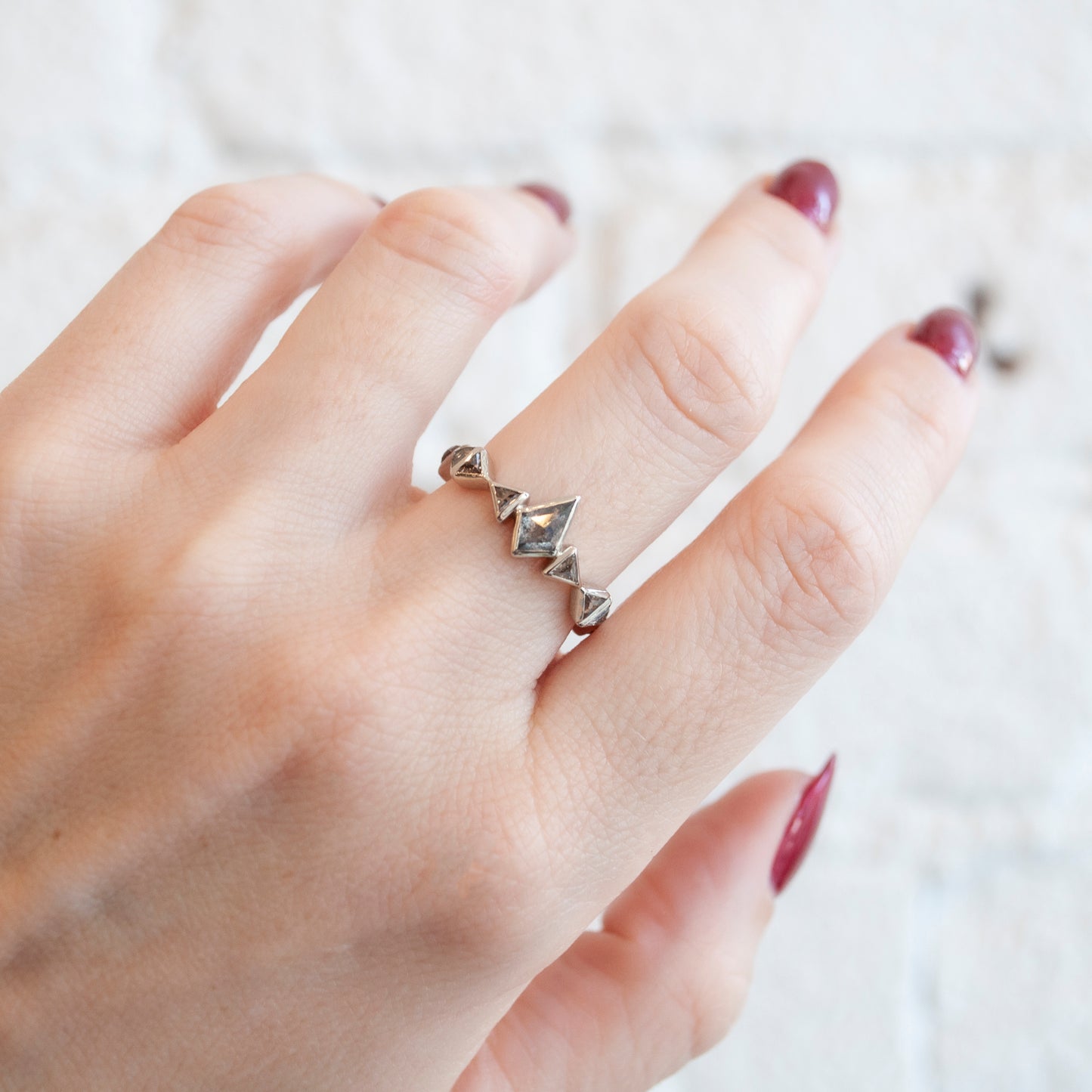 Crown of Diamonds Eternity Band
