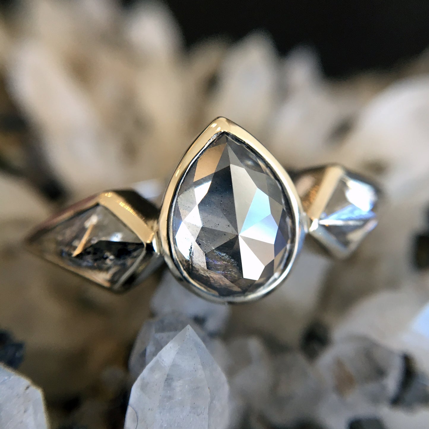 In Orbit Diamond Ring