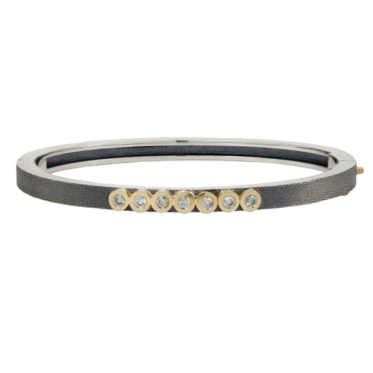 Sophia Silver Bangle