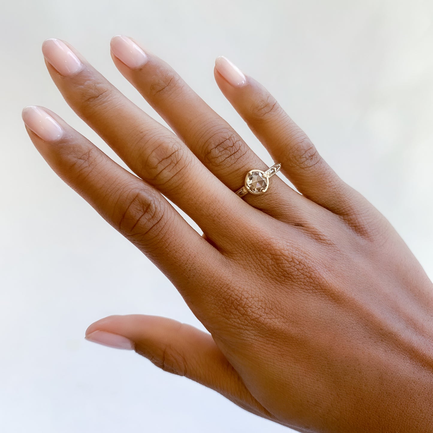 Champagne Baguette Ring