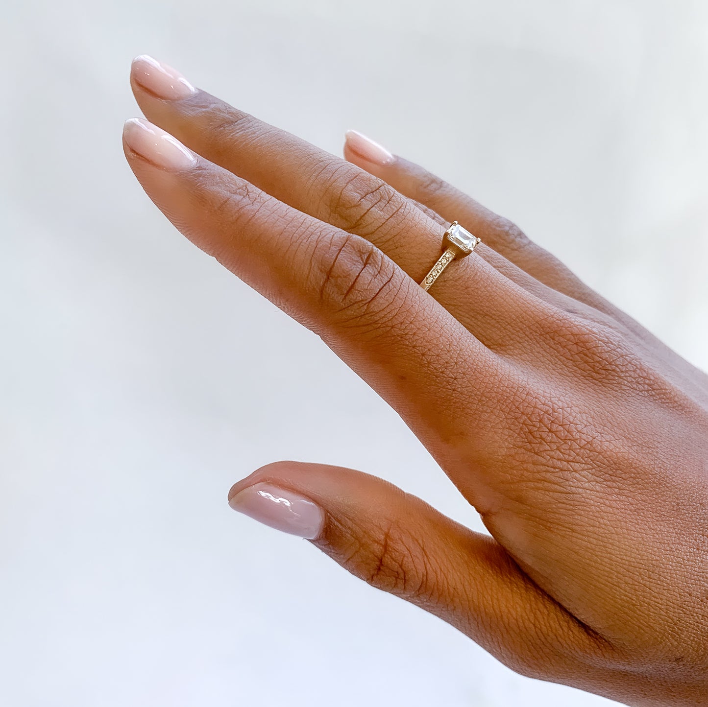 Emerald Cut Diamond Ring